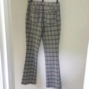 Cato Plaid Mid-Rise Waisted Pants